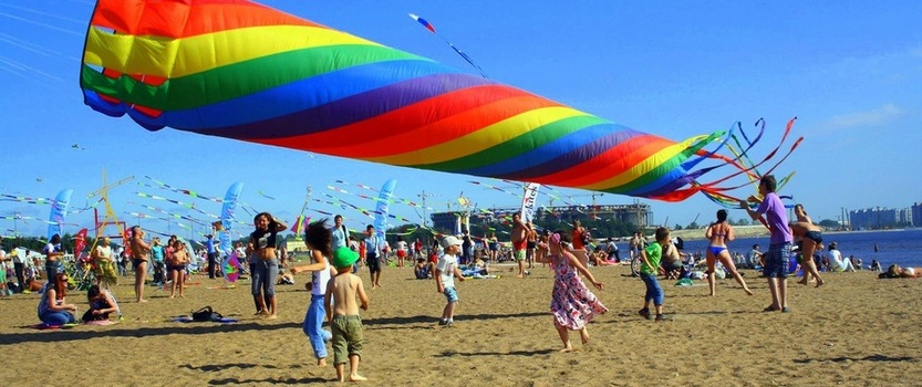 Festival of Kites fly easily